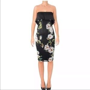 Bariano Australia Strapless Floral Dress
